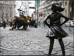 Image of Fearless Girl statue 