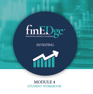 finEDge student workbook cover for the investing module 